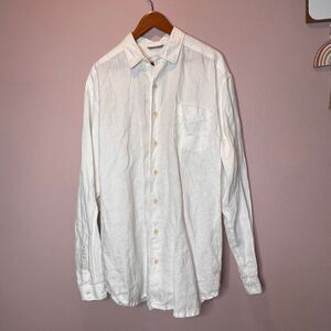Tommy Bahama relax linen button down shirt XLtall
